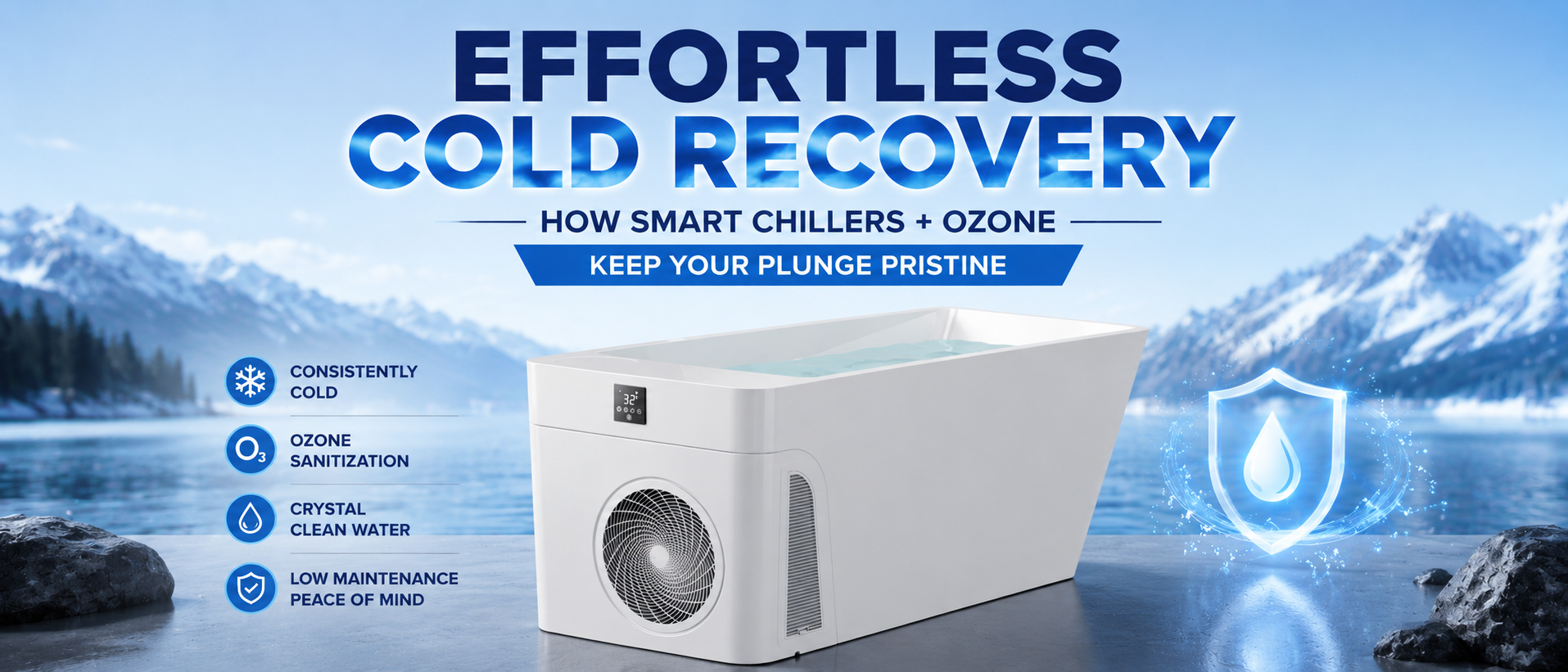 Effortless Cold Recovery: How Smart Chillers & Ozone Keep Your Plunge Pristine