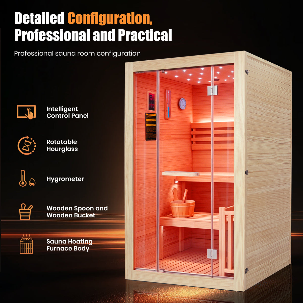 2-3 Person Traditional Sauna HY8