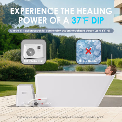 Deeptime Cold Plunge FiberCore Flex+ With Chiller