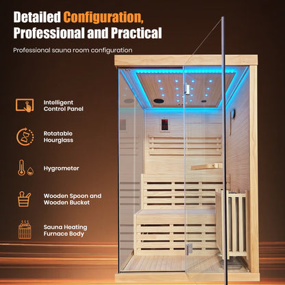 2-Person Luxury Traditional Sauna