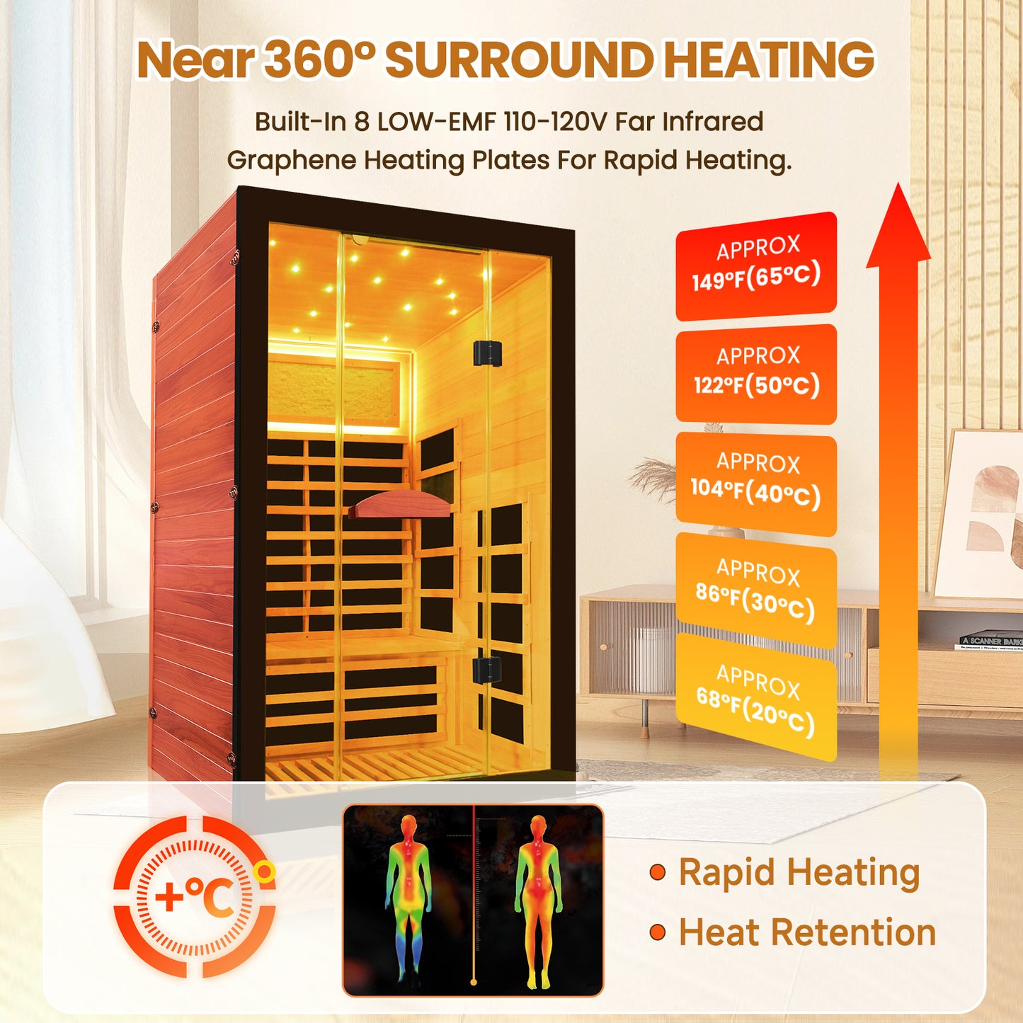 Deeptime All-In + Infrared Sauna Bundle