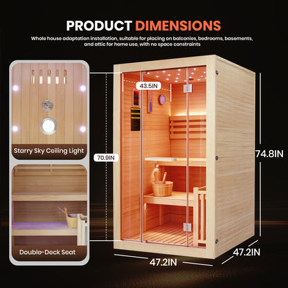 2-3 Person Traditional Sauna HY8