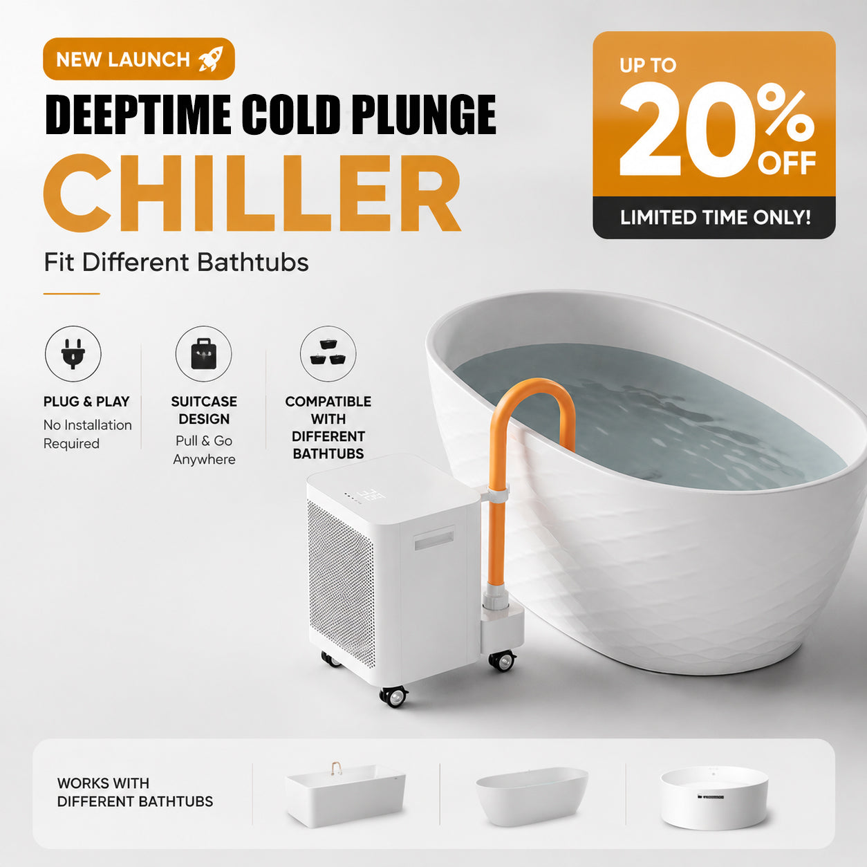 Deeptime Cold Plunge Unicorn Chiller