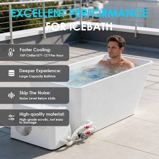 Deeptime Cold Plunge FiberCore Flex+ With Chiller