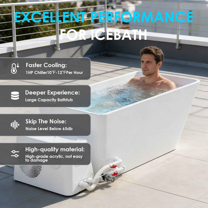 Deeptime Cold Plunge FiberCore Flex+ With Chiller