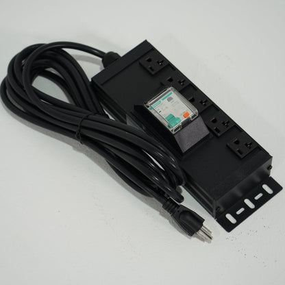 Deeptime High Quality Power Strip US Cabinet Socket Outlet Power Distribution with Switch & Overload Protection 220V