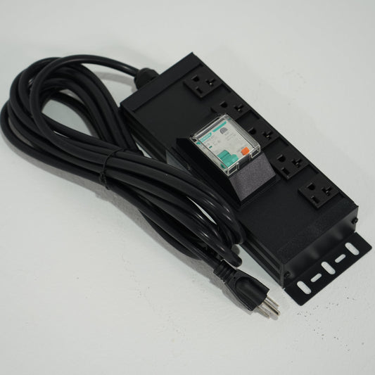 Deeptime High Quality Power Strip US Cabinet Socket Outlet Power Distribution with Switch & Overload Protection 220V