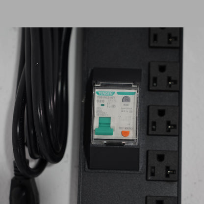 Deeptime High Quality Power Strip US Cabinet Socket Outlet Power Distribution with Switch & Overload Protection 220V