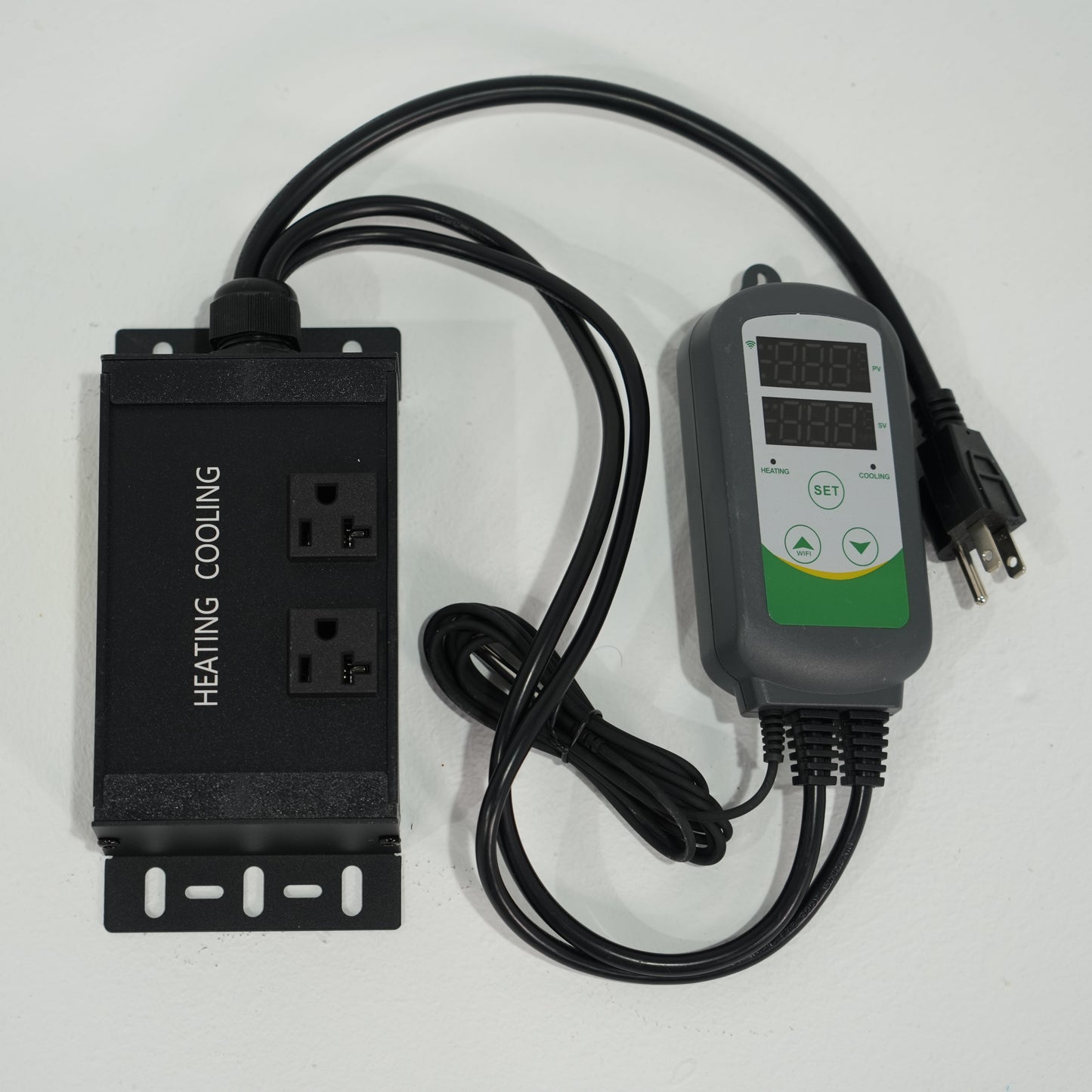 Deeptime WiFi Digital Temperature Controller Thermostat Remote Monitoring Controlling For Cold Plunge Bathtub Home Brewing Fermentation Breeding Incubation Greenhouse