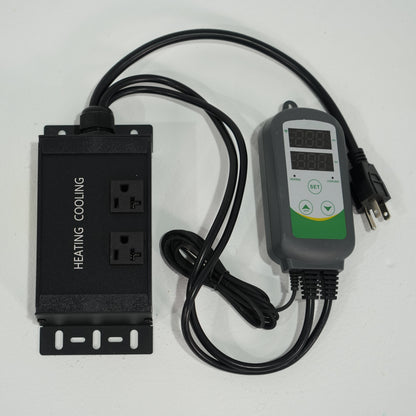 Deeptime WiFi Digital Temperature Controller Thermostat Remote Monitoring Controlling For Cold Plunge Bathtub Home Brewing Fermentation Breeding Incubation Greenhouse