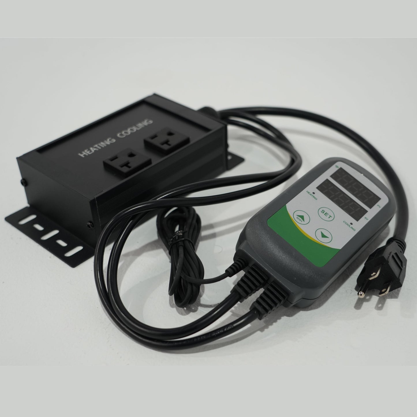 Deeptime WiFi Digital Temperature Controller Thermostat Remote Monitoring Controlling For Cold Plunge Bathtub Home Brewing Fermentation Breeding Incubation Greenhouse