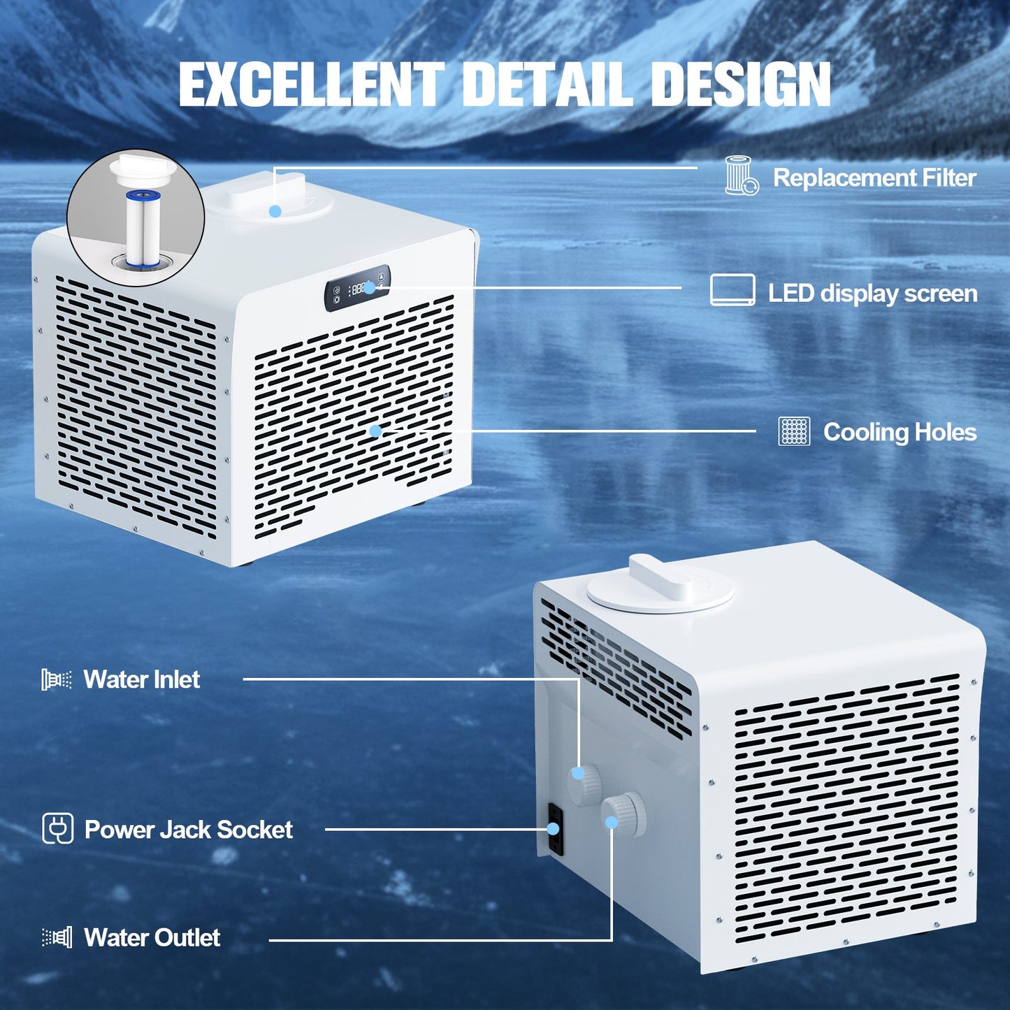 Deeptime Cold Plunge Mini Chiller