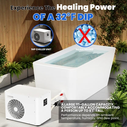 Deeptime Cold Plunge FiberCore Flex+ With Chiller