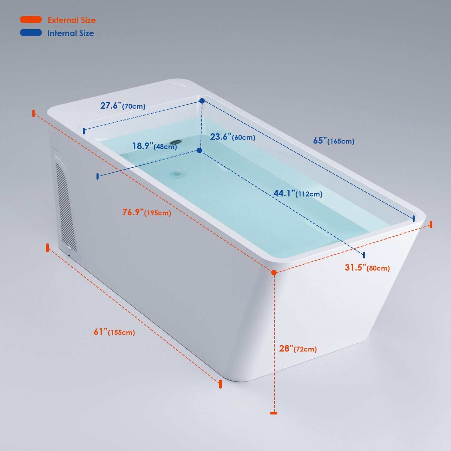 Deeptime Cold Plunge Fiber Core All-in